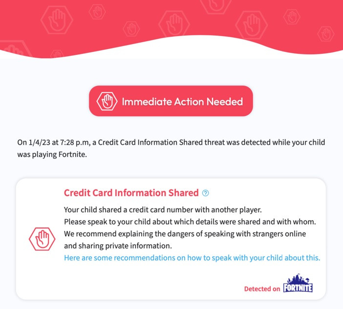 Example of a Safe Gaming Threat Report